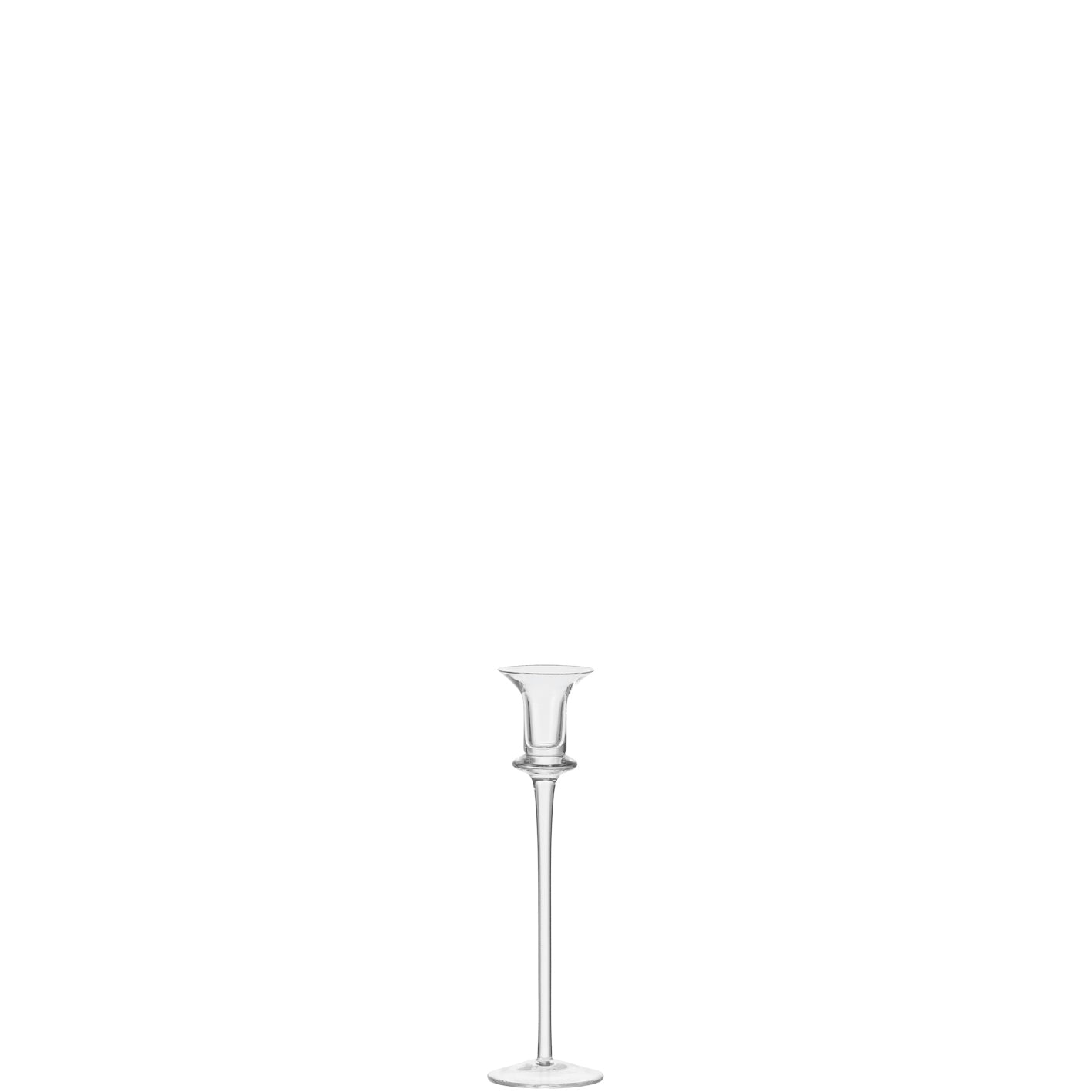 Leonardo Candlestick 30 cm clear highlight