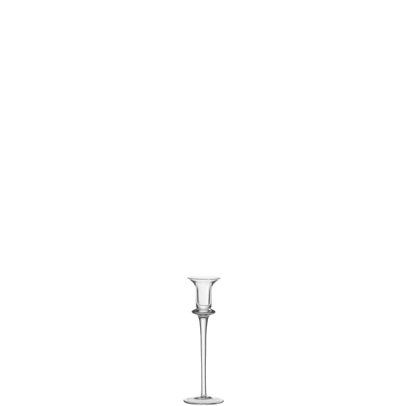 Leonardo Candlestick 25 cm clear highlight