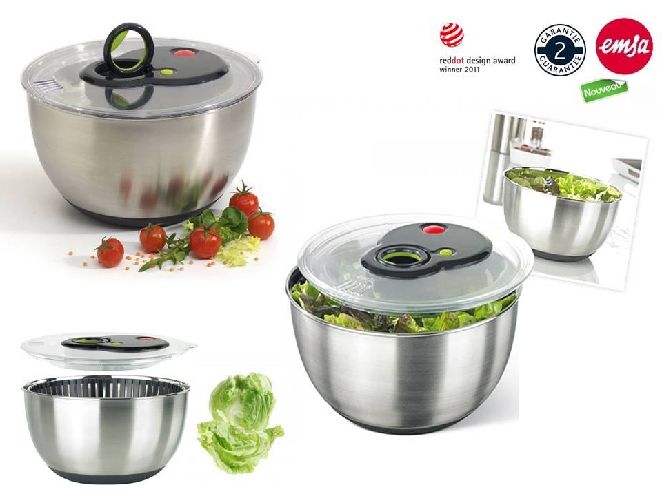 TURBOLINE salad spinner 4.5l stainless steel
