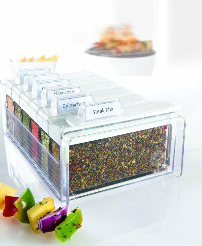 SPICE BOX Spice organizer with 6 spices
