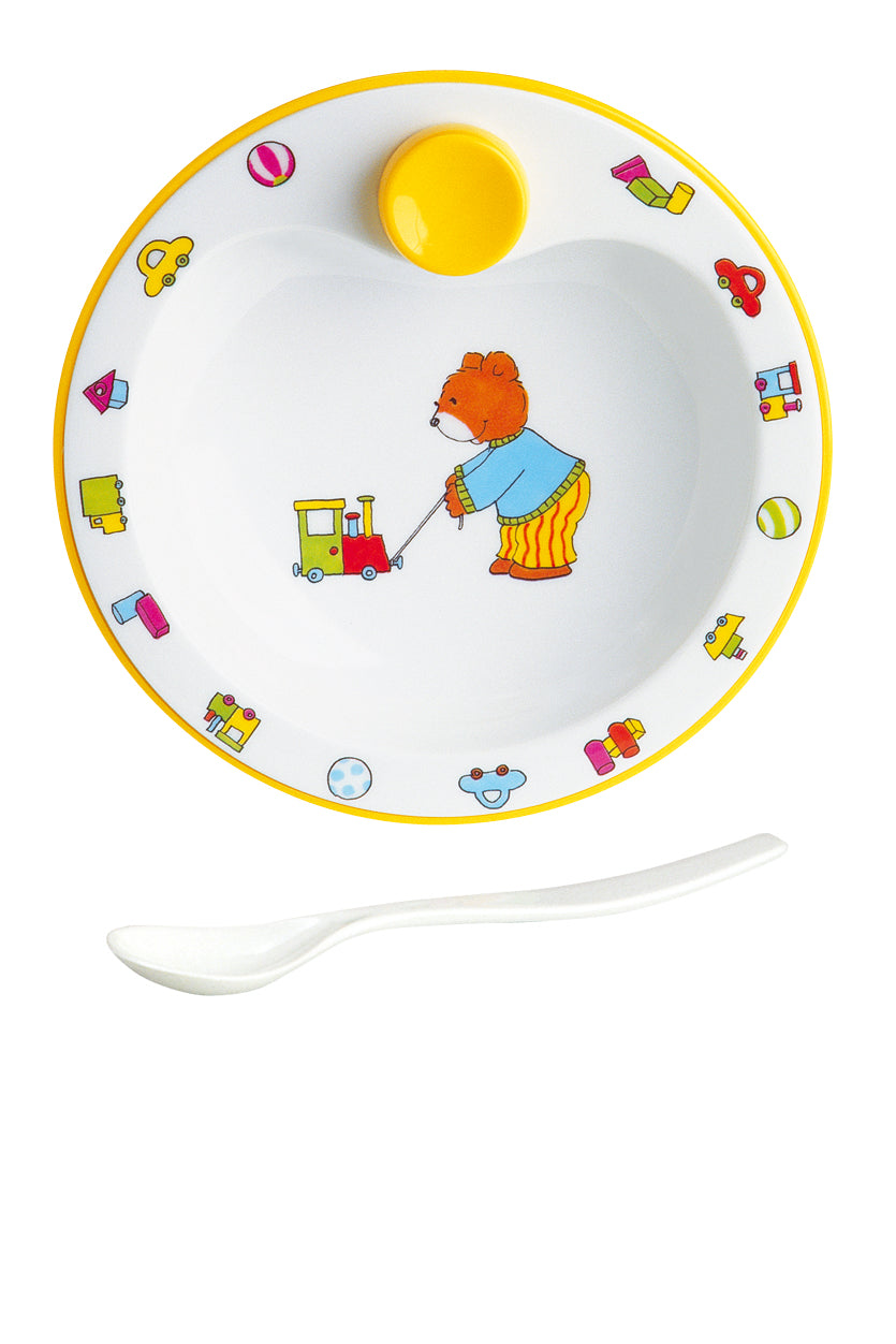 TEDDY HEART Warming plate, white 21 cm 8.3" ?