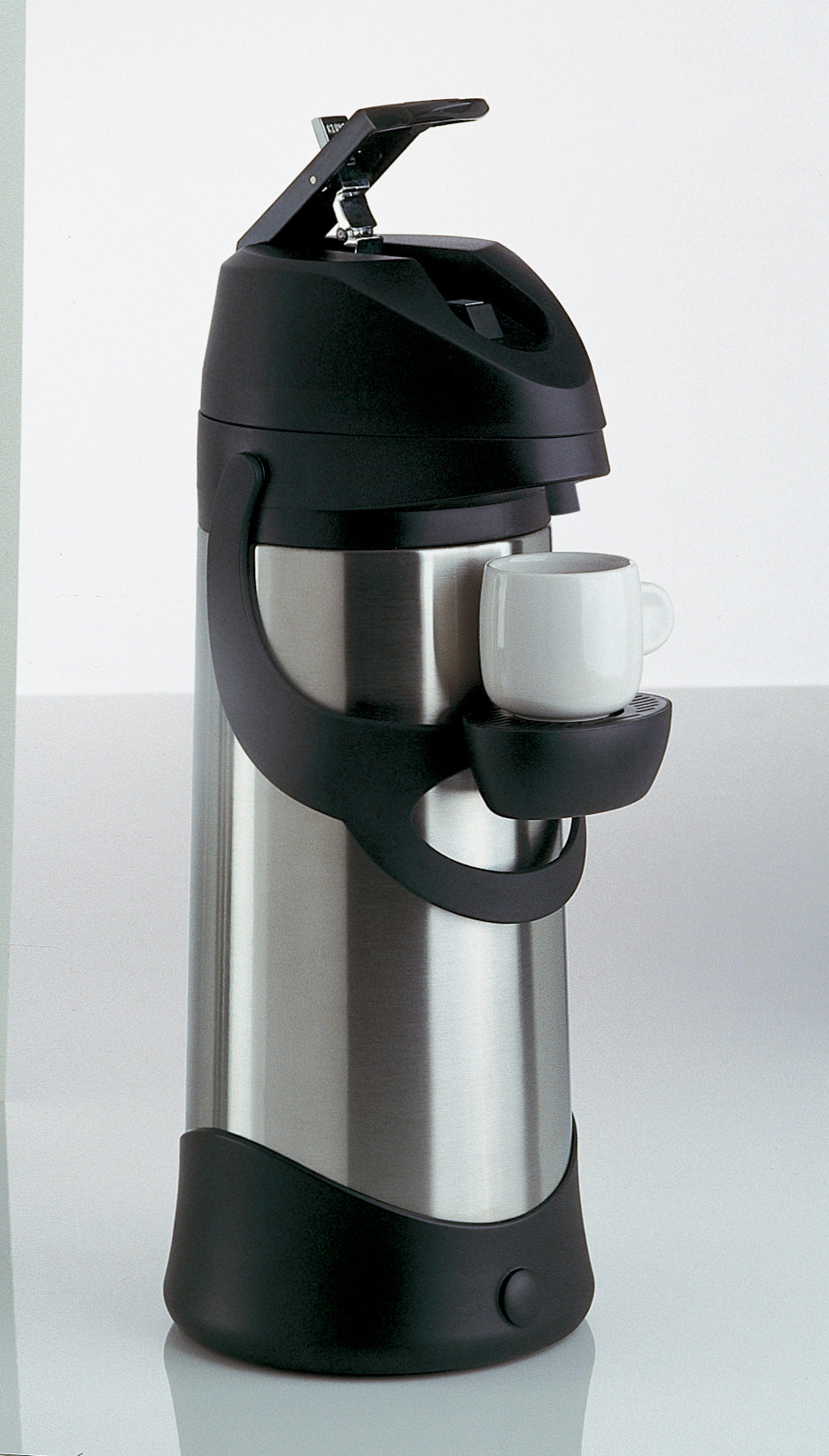 PRESTO Pump-vacuum jug, stainless steel/black, 3.0 L 102.0 fl.oz.