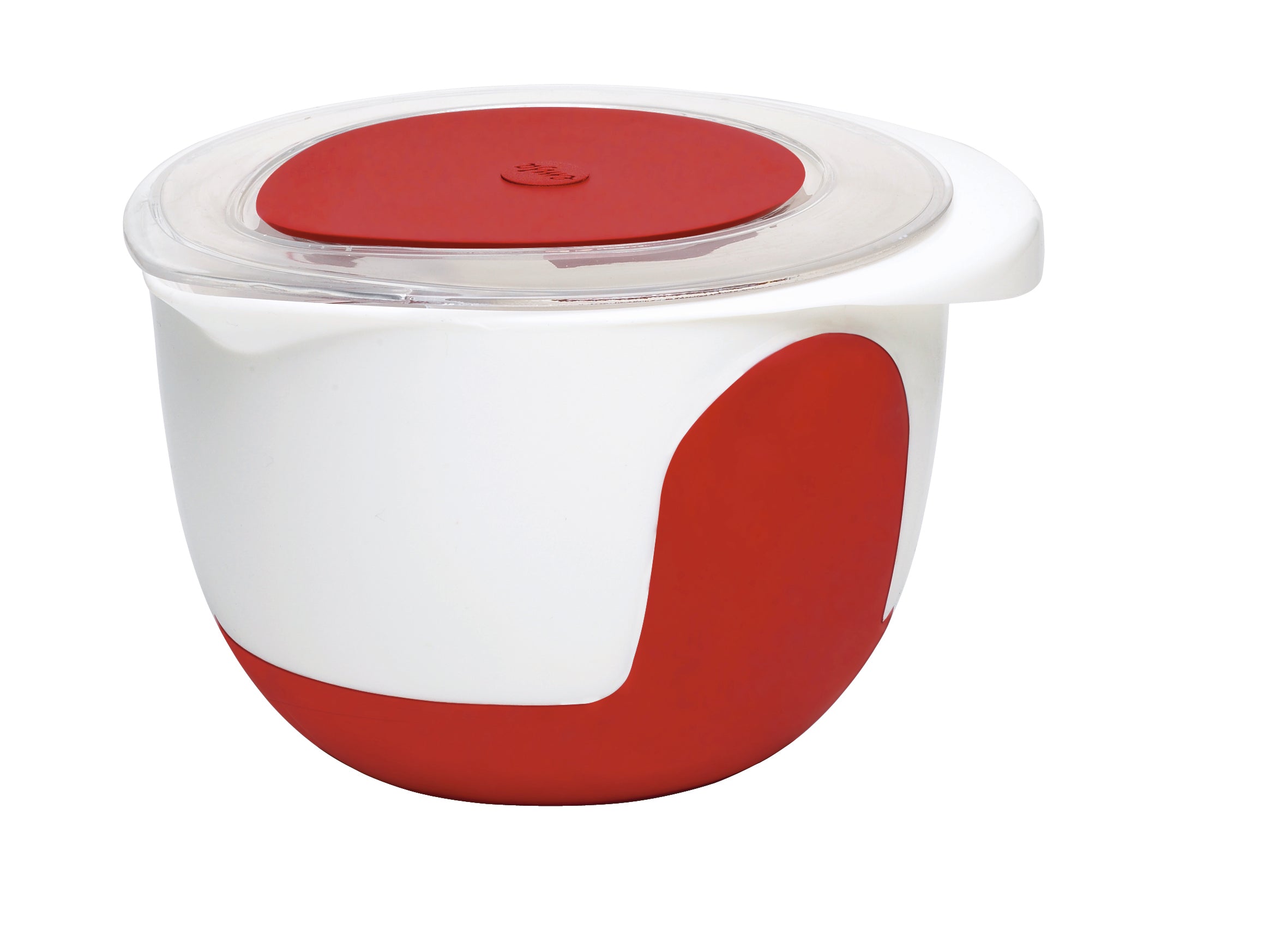 MIX & BAKE Mixing bowl 2.0 L white/red +lid