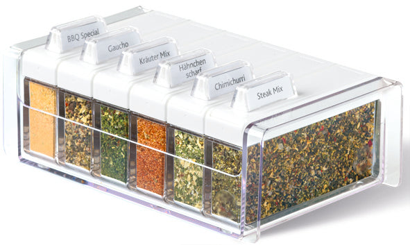 SPICE BOX Spice organizer with 6 spices Italia