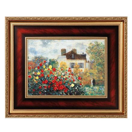 The Artists House by Claude Monet Porcelain painting