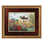 The Artists House by Claude Monet Porcelain painting
