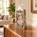 Vase / Porcelain Vase Mucha Tagesz  Limited Edition