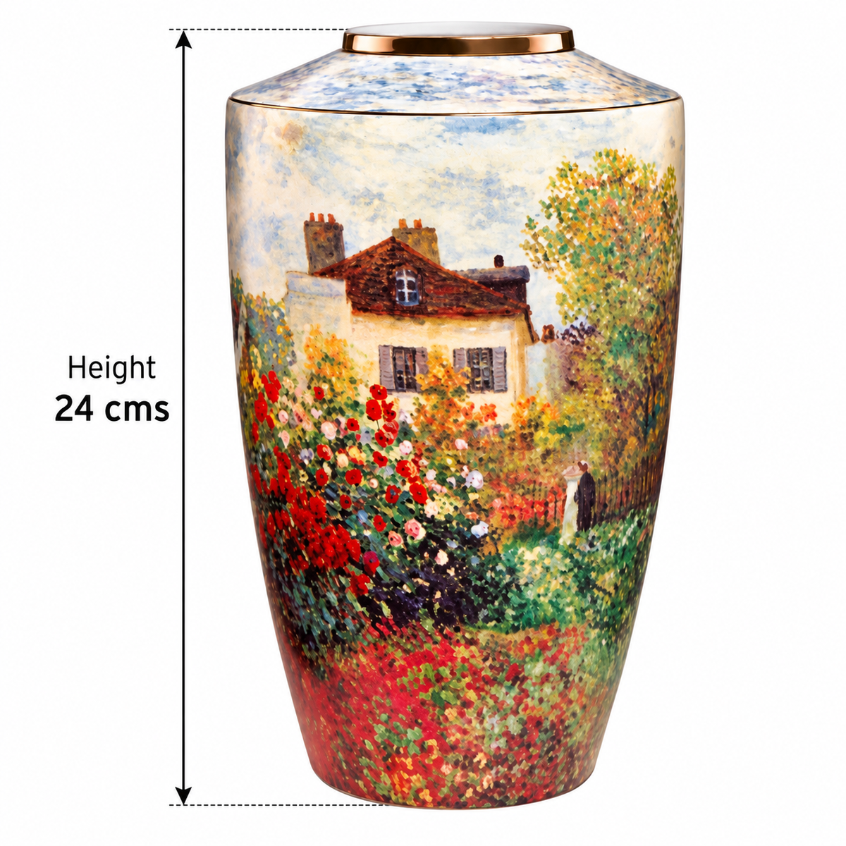 Goebel - Porcelain Vase The Artist's house 24 cm