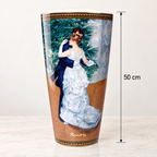 Porcelain Auguste Renoir  Dance in the City Vase 50 cm
