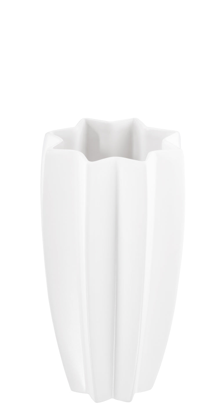 vase 35cm black/white carambola