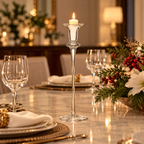 Leonardo Candlestick 30 cm clear highlight