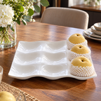 ONDA Porcelain square 9 selection dish
