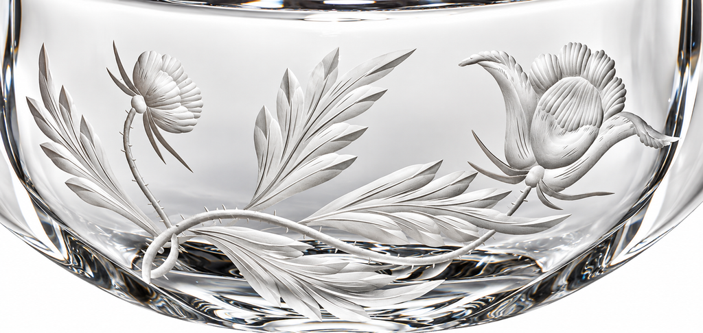 Crystal Bowl/6788/30/Red-Poppy/clear