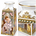 Vase / Porcelain Vase Mucha Tagesz  Limited Edition