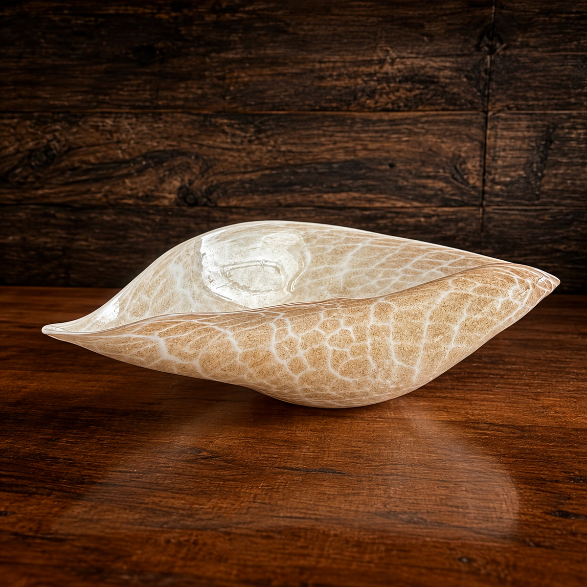 Handmade decorative Glass shell