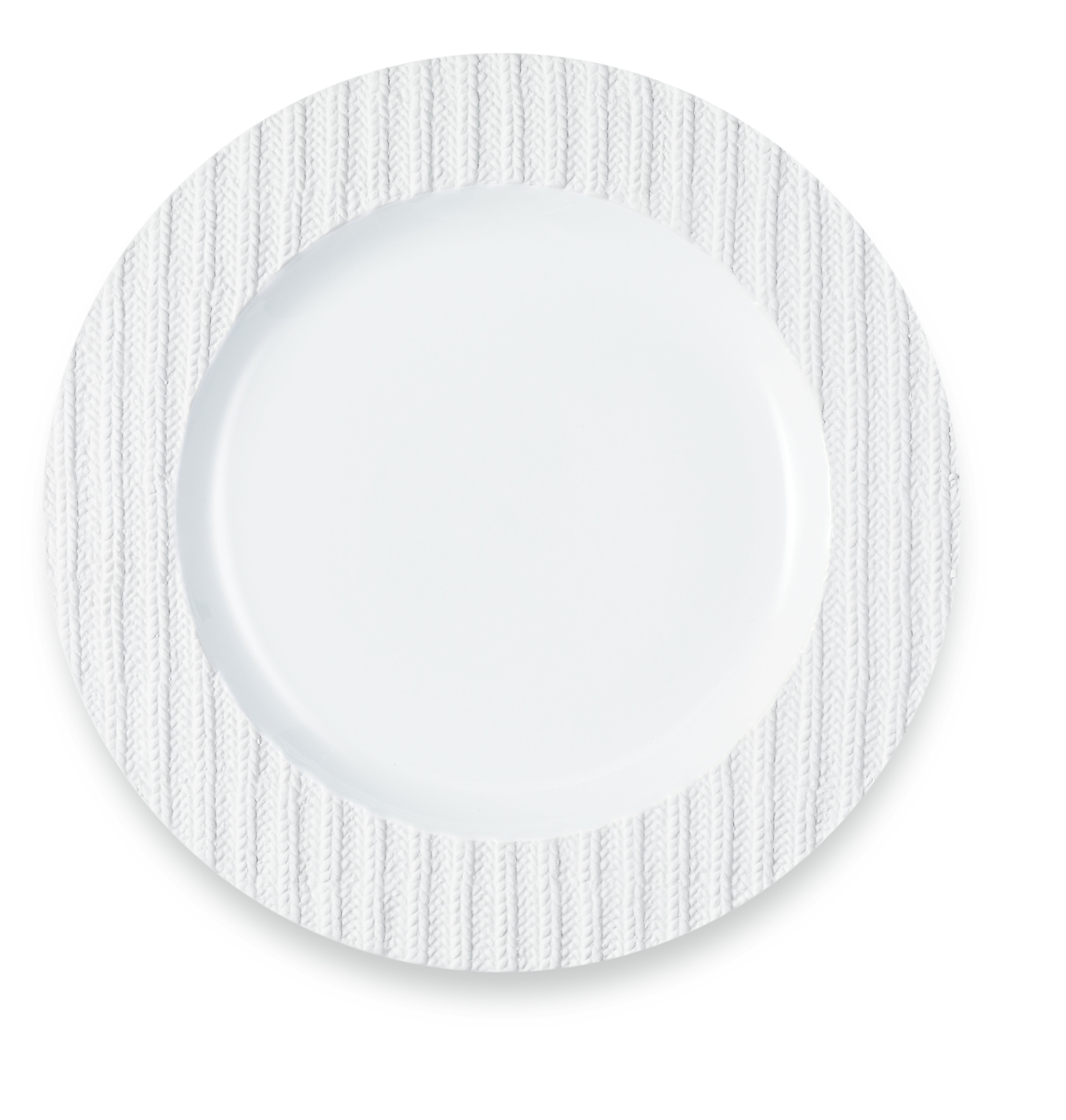 Laine Blanche porcelain with knitted relief