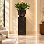 Geo crown black polished  Ø35/ H 90 cm