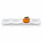 ONDA rectangular 4 selection dish