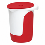 MIX & BAKE Mixing jug 1.0 L white/red + lid