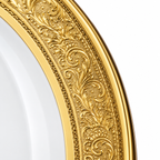 Handcut Crystal Gold Etagere-2-part