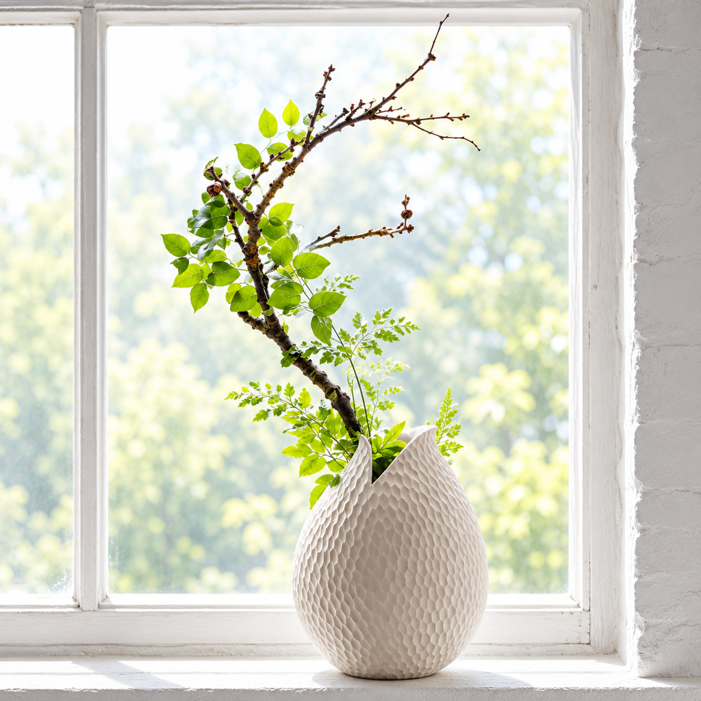 carve vase 15cm , 22cm
