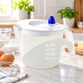 FIT & FRESH Salad spinner with scaling, transparent/white, 2.0 L 68 fl.oz.