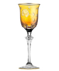 Crystal Wine glass/9502/2/Monrose-Gold/amber