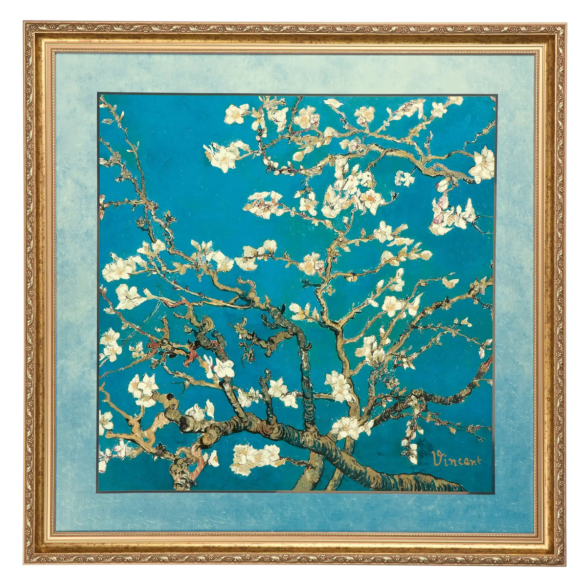 Almond Tree Porcelain Picture