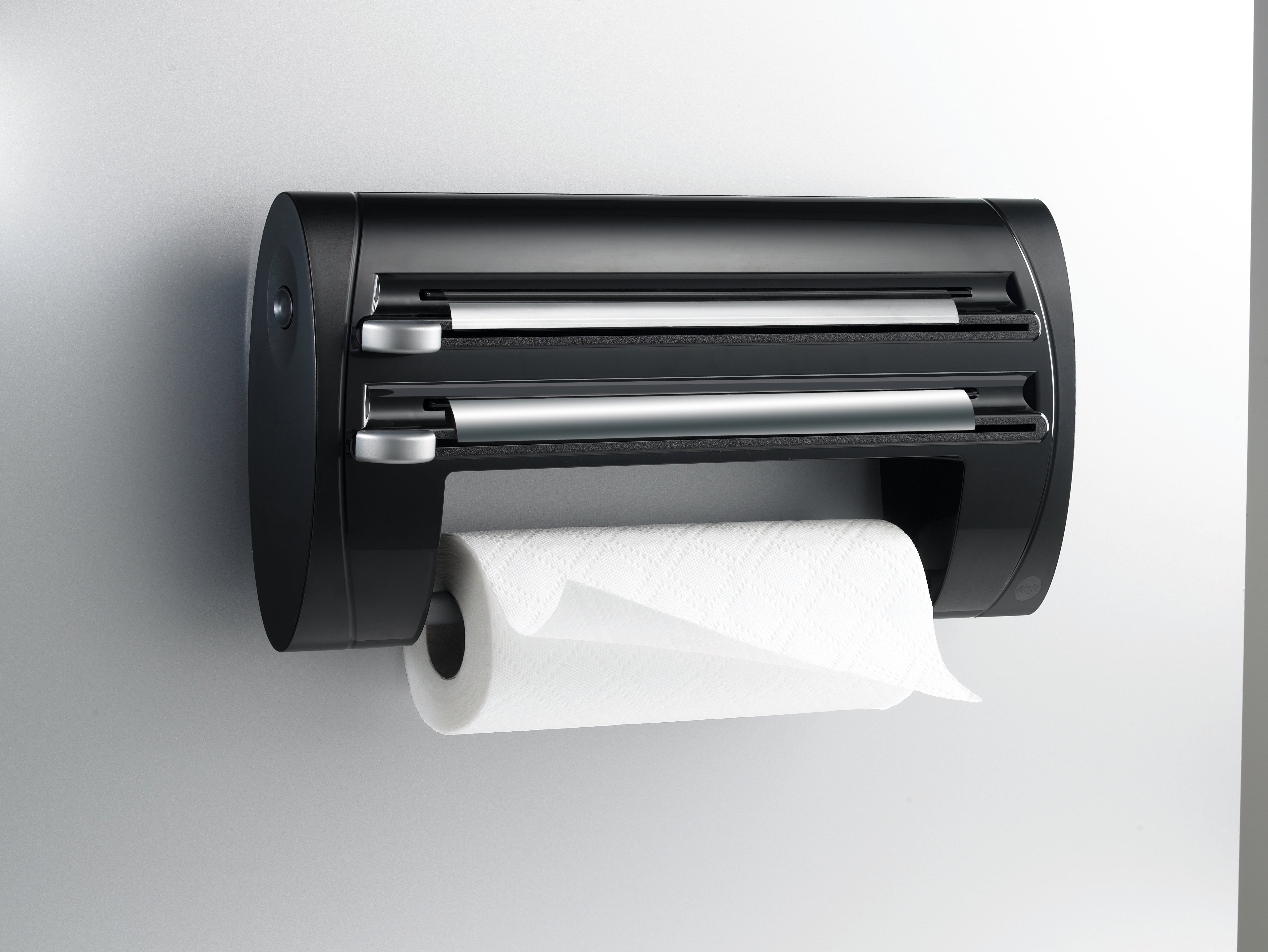 SUPERLINE Triple roll dispenser, white, 40 cm 15.7