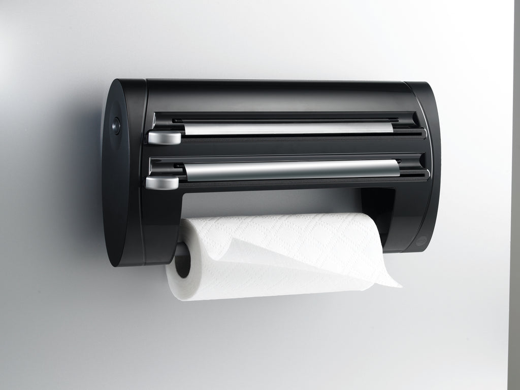 SUPERLINE Triple roll dispenser, white, 40 cm 15.7