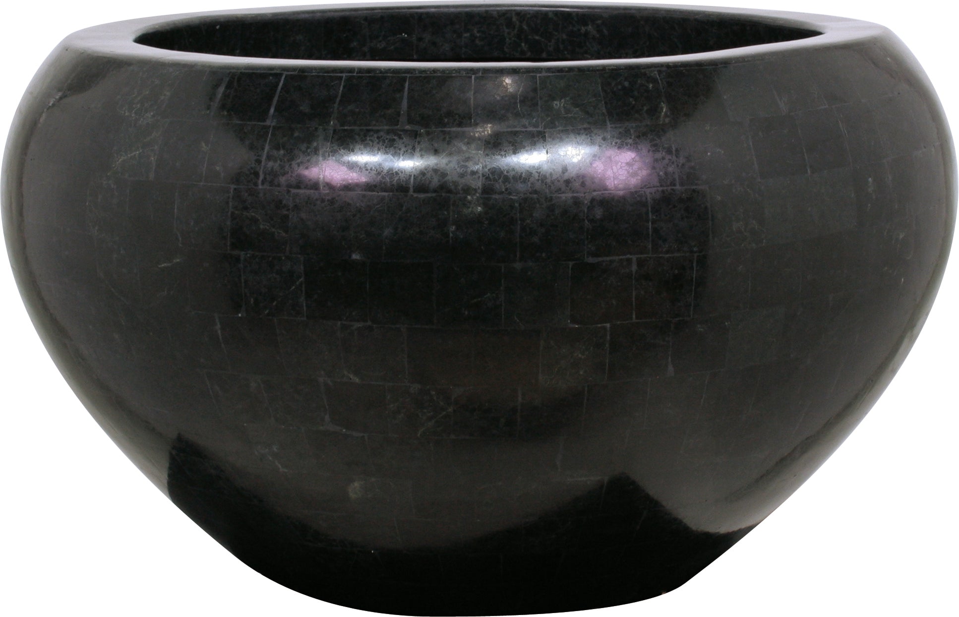 Geo crown black polished  Ø35/ H 90 cm