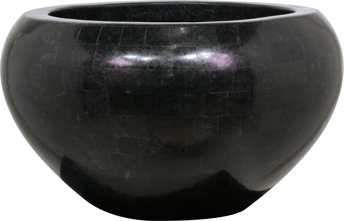 Geo crown black polished  Ø35/ H 90 cm