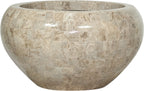 Geo  Ø 35X H 120 cm Cappuchino marble