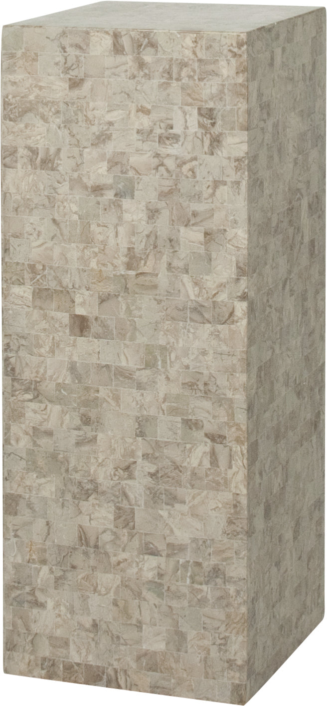 Geo  Ø 35x height 90 cm Cappuccino  Marble