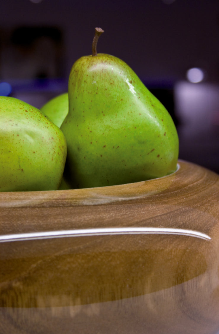 Woody Bowl , 30cm,h-14cm shiny