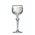 Crystal Wine glass Primerose-Gold/clear