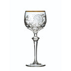 Crystal Wine glass Primerose-Gold/clear